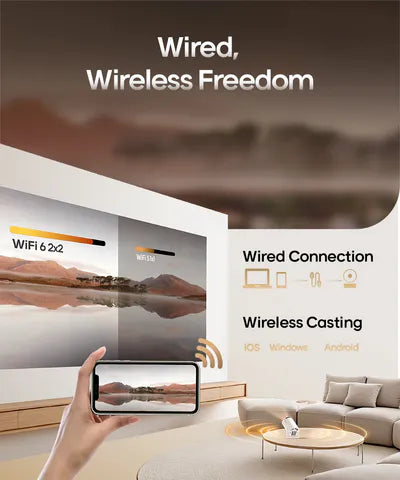 Sinematik Projektör Taşınabilir Ev Sineması